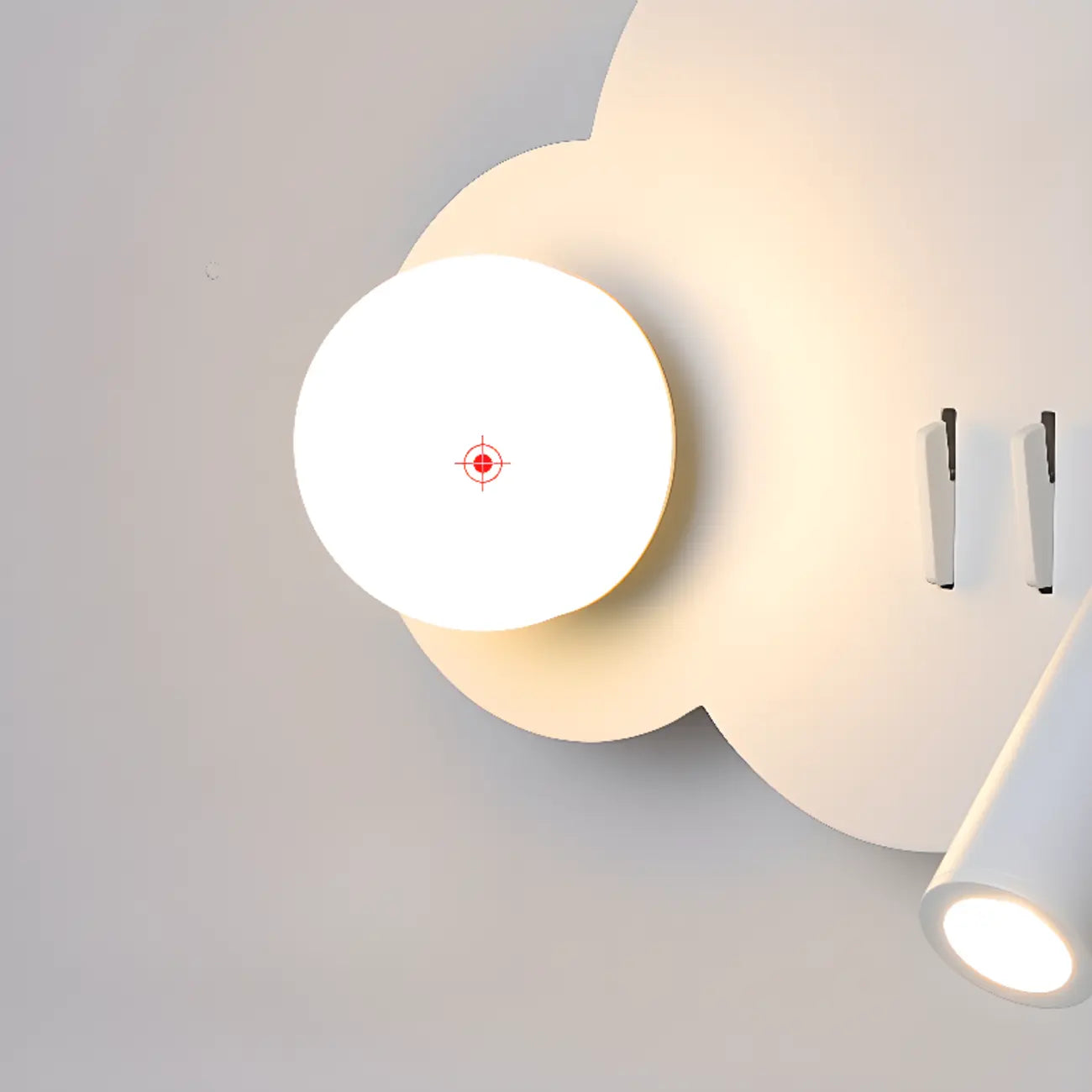 Sleek Adjustable Metal LED Wall Sconce with Acrylic Shade