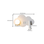 Sleek Adjustable Metal LED Wall Sconce with Acrylic Shade
