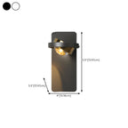 Sleek Adjustable Metal LED Wall Sconce with Acrylic Shade