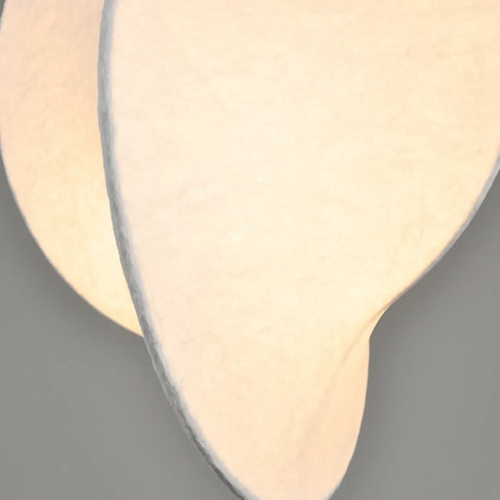 Modern White Fabric Adjustable Living Room Pendant Light