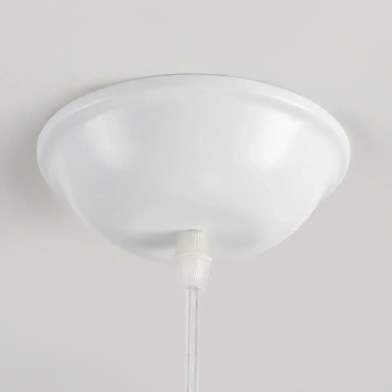 Modern White Fabric Adjustable Living Room Pendant Light
