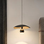 Modern Black 2-Light Pendant Light Fixture Adjustable Height
