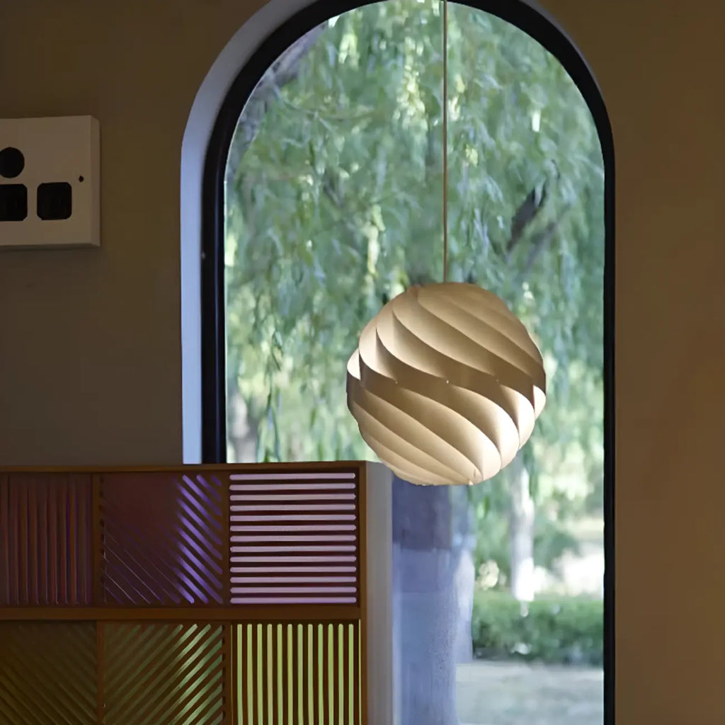 Art Aluminum Globe Pendant Light for Kitchen Island