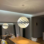 Art Aluminum Globe Pendant Light for Kitchen Island