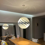 Art Aluminum Globe Pendant Light for Kitchen Island