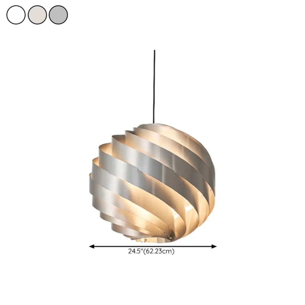 Art Aluminum Globe Pendant Light for Kitchen Island