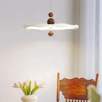 Dimmable White Round Hanging Pendant Light for Kitchen Island