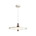 Dimmable White Round Hanging Pendant Light for Kitchen Island