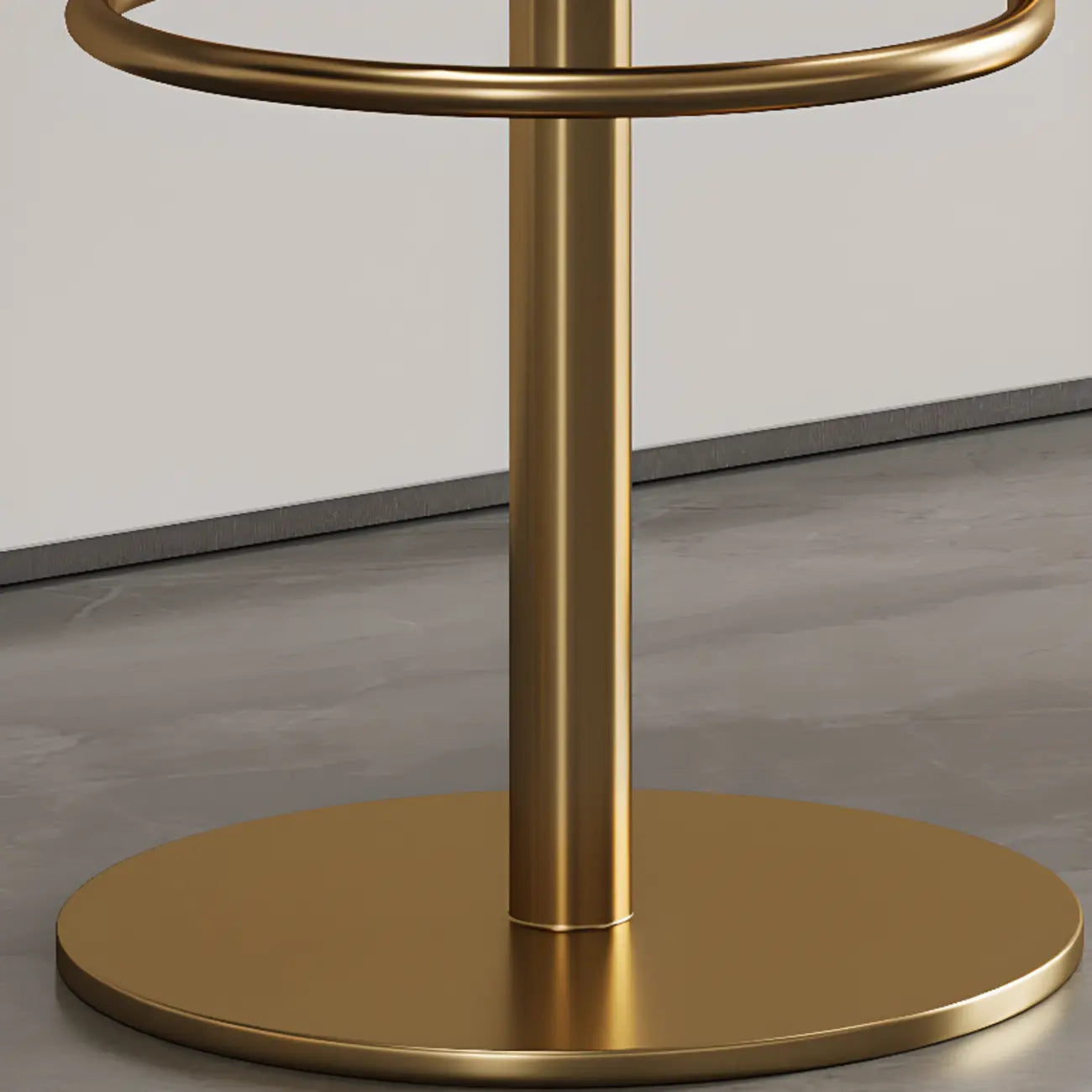 Modern Stainless Steel Swivel Bar Stool Adjustable Height