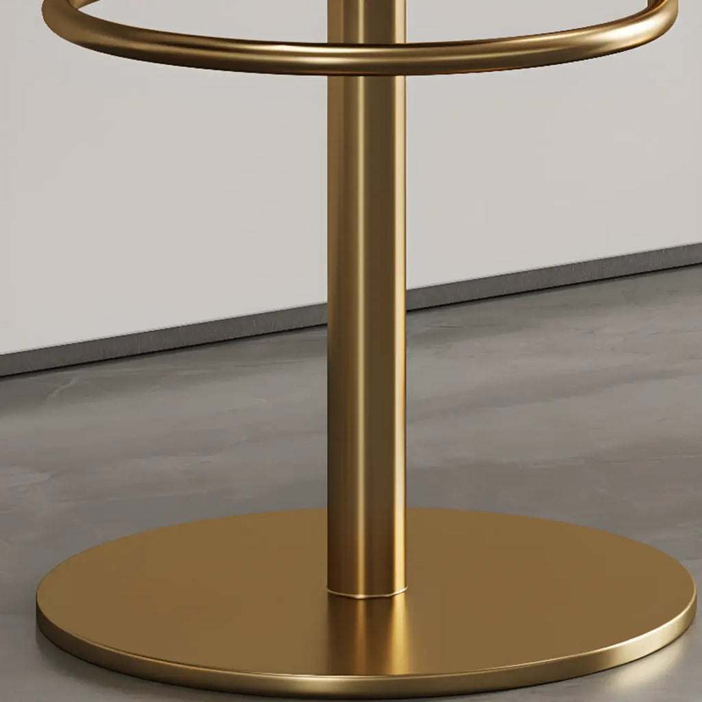 Modern Stainless Steel Swivel Bar Stool Adjustable Height