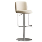 Modern Stainless Steel Swivel Bar Stool Adjustable Height