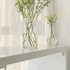 Stylish Pure White Wooden Metal Double Pedestal Bar Tables