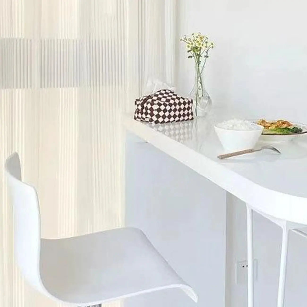 Stylish Pure White Wooden Metal Double Pedestal Bar Tables