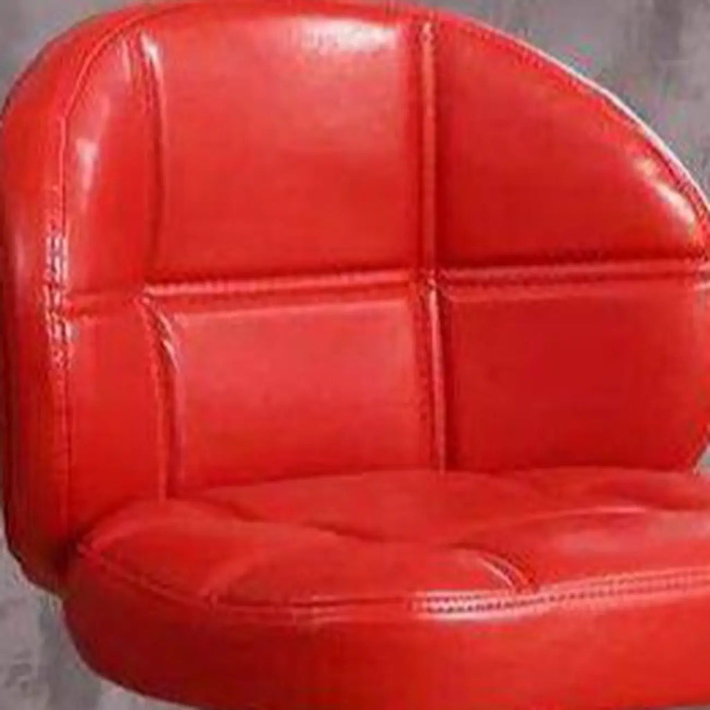 Contemporary Leather Swivel Adjustable Bar Stool