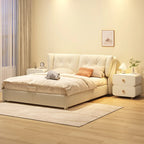 Bedroom Off-White Wooden Two Drawer Nightstand