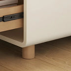 Bedroom Off-White Wooden Two Drawer Nightstand