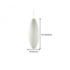 Geometric Silk Pendant Light for Bedside Adjustable Height