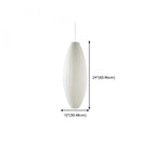 Geometric Silk Pendant Light for Bedside Adjustable Height