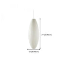 Geometric Silk Pendant Light for Bedside Adjustable Height