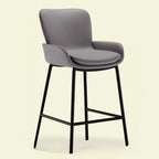 Coffee Bucket Four Legs Leather Counter Bar Stools