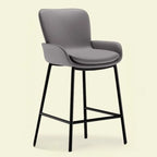 Coffee Bucket Four Legs Leather Counter Bar Stools