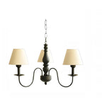 3-8 Lights Modern Classic Metal and Fabric Chandelier Light