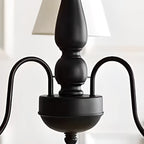 3-8 Lights Modern Classic Metal and Fabric Chandelier Light