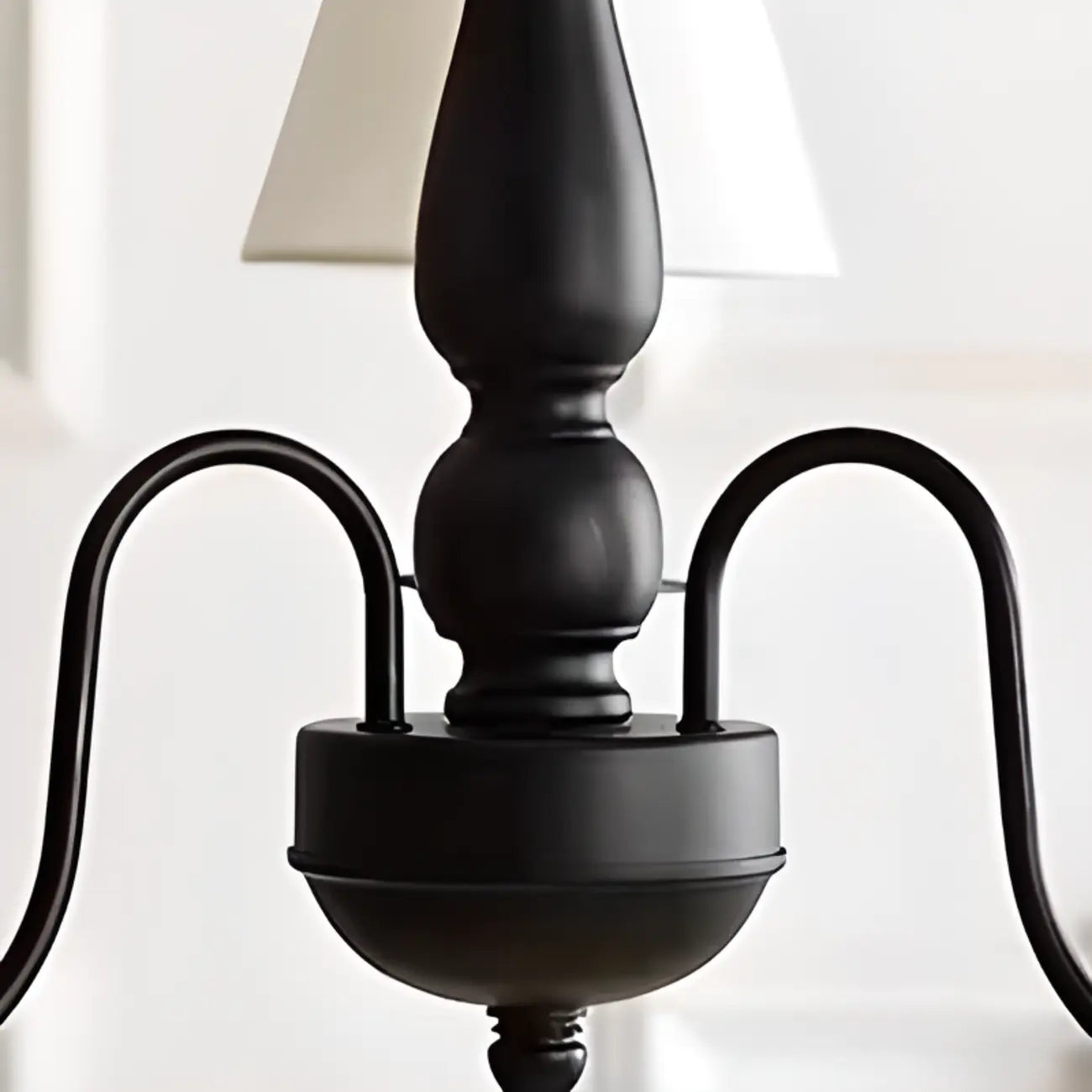 3-8 Lights Modern Classic Metal and Fabric Chandelier Light