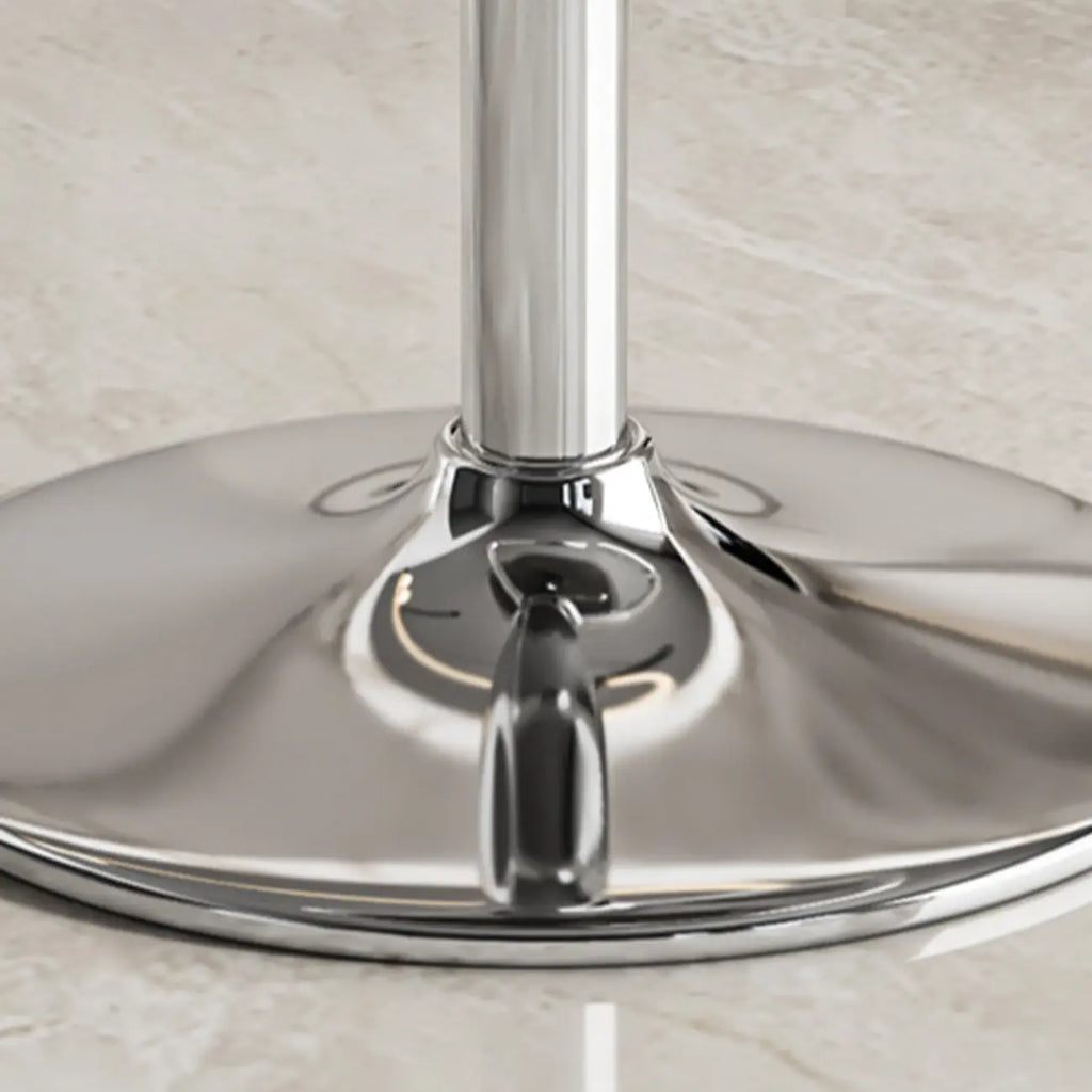 Transparent Acrylic Cushioned Swivel Adjustable Bar Stool