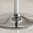 Transparent Acrylic Cushioned Swivel Adjustable Bar Stool