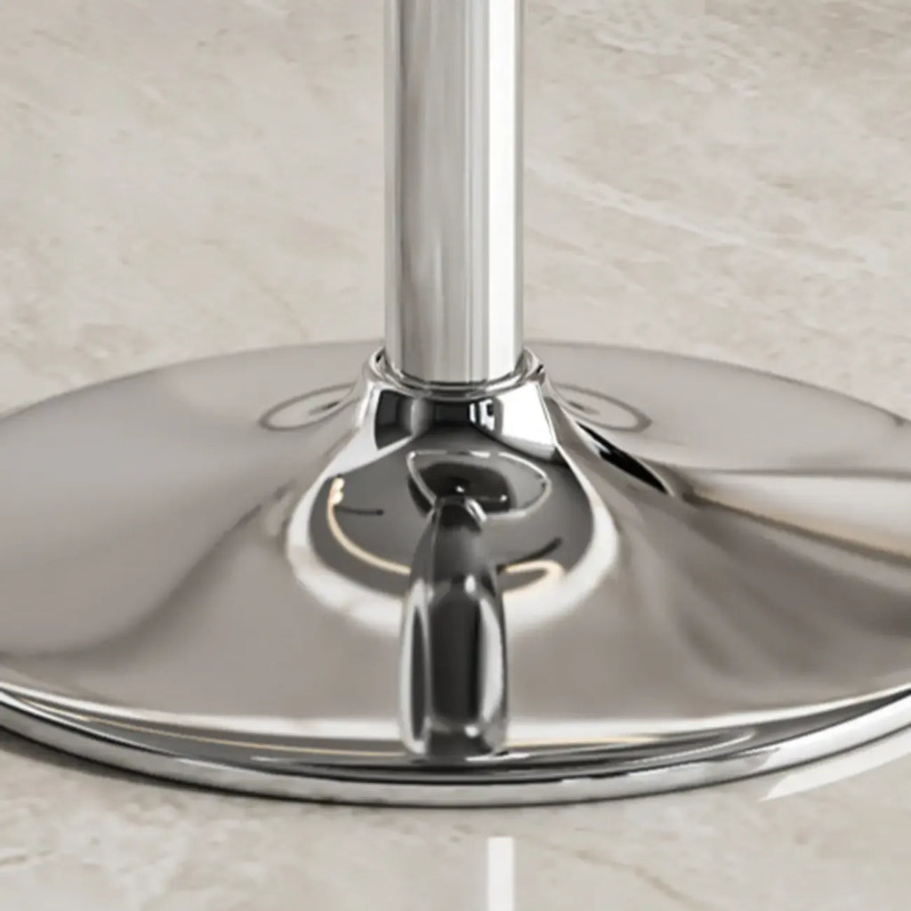 Transparent Acrylic Cushioned Swivel Adjustable Bar Stool