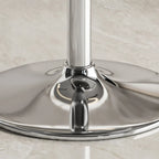 Transparent Acrylic Cushioned Swivel Adjustable Bar Stool