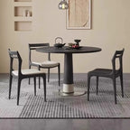 Modern Upholstered Ladder Back Wooden Dining Chair
