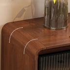 Casual Espresso Wood Sideboard with Drawers
