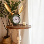 Classic Brown-White Wood Round Pedestal Chairside Table