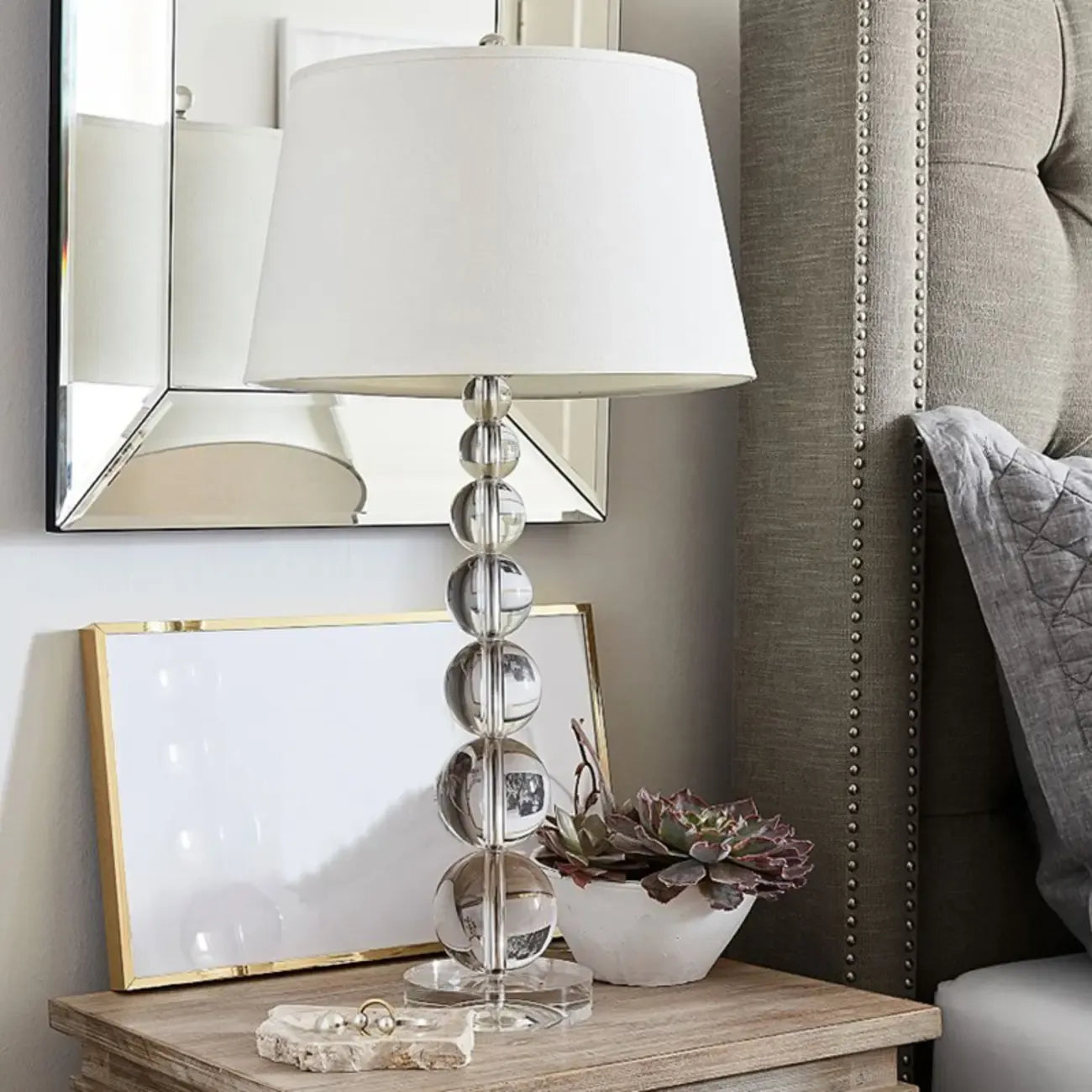Crystal Table Kids Lamp LED for Bedroom