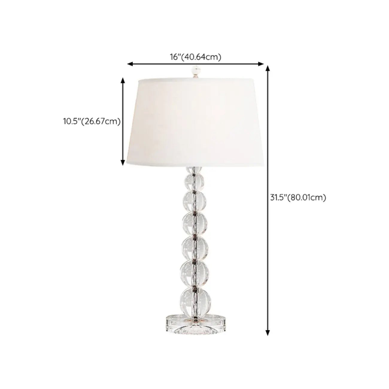 Crystal Table Kids Lamp LED for Bedroom