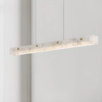 Adjustable Rectangle Marble Hanging Island Light
