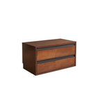 Contemporary Walnut Wood Cube Storage Bookcase