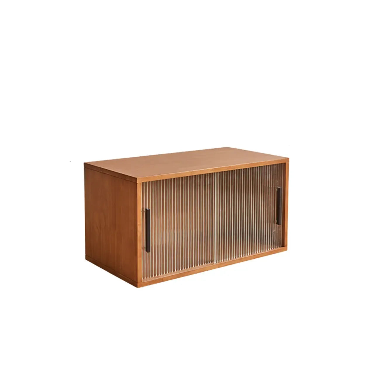 Contemporary Walnut Wood Cube Storage Bookcase