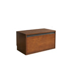 Contemporary Walnut Wood Cube Storage Bookcase