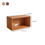 Contemporary Walnut Wood Cube Storage Bookcase