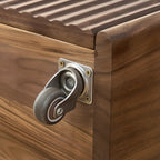 Brown Modern 3-drawer Solid Wood Bedside Nightstand