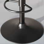 Modern Leather Swivel Bar Stool Adjustable Height