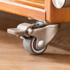 Flexible Wooden Metal Mobile Side Table with Storage