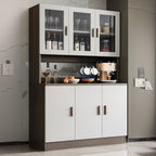 Large Wooden Acrylic Display Storage Adjustable Buffet Cabinet