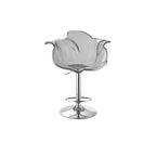 Clear Acrylic Swivel Adjustable Height Bar Stools with Backs