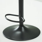 Clear Acrylic Swivel Adjustable Height Bar Stools with Backs