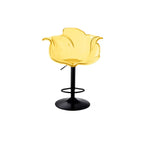 Clear Acrylic Swivel Adjustable Height Bar Stools with Backs