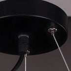 Black Metal Geometric Modern Chandelier Light